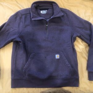 Carhartt Deep Purple Quarter-Zip Pullover